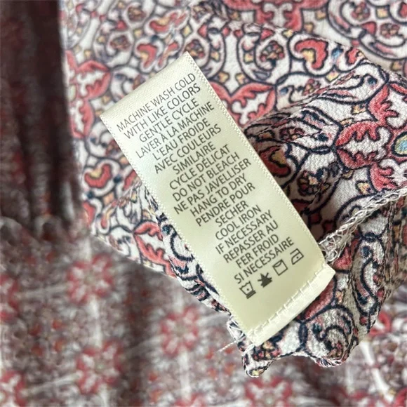 Max Studio NWTs Cottagecore Patterned Peasant Dress Women’s Size Small - Picture 5 of 8